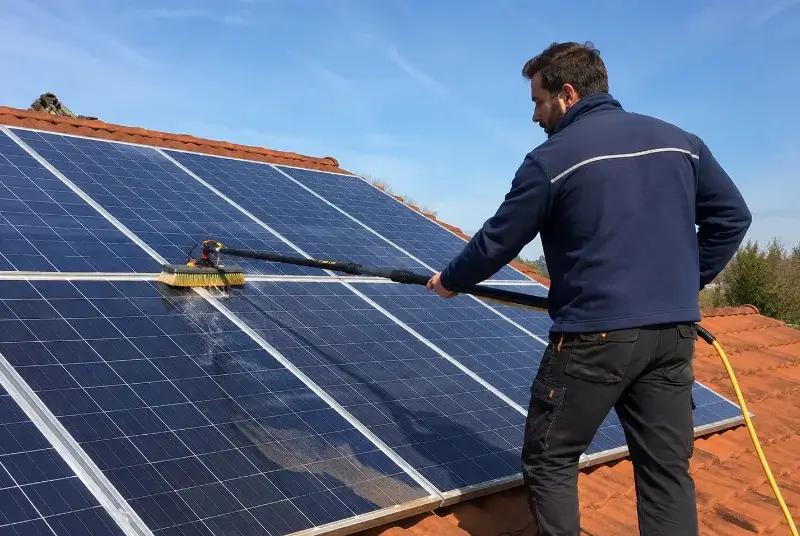 Nettoyage et entretien de panneaux solaires en Isere
